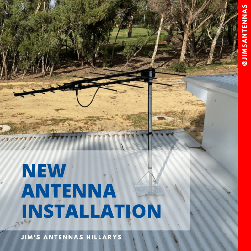 New antenna installation in Bayswater.