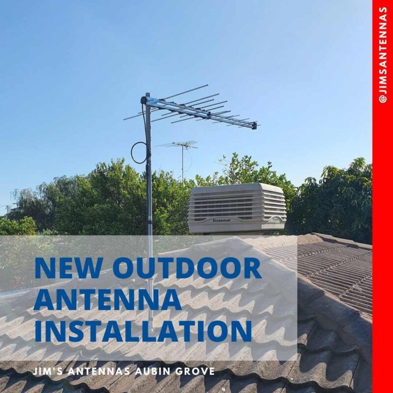 New outdoor antenna install in Parmelia.