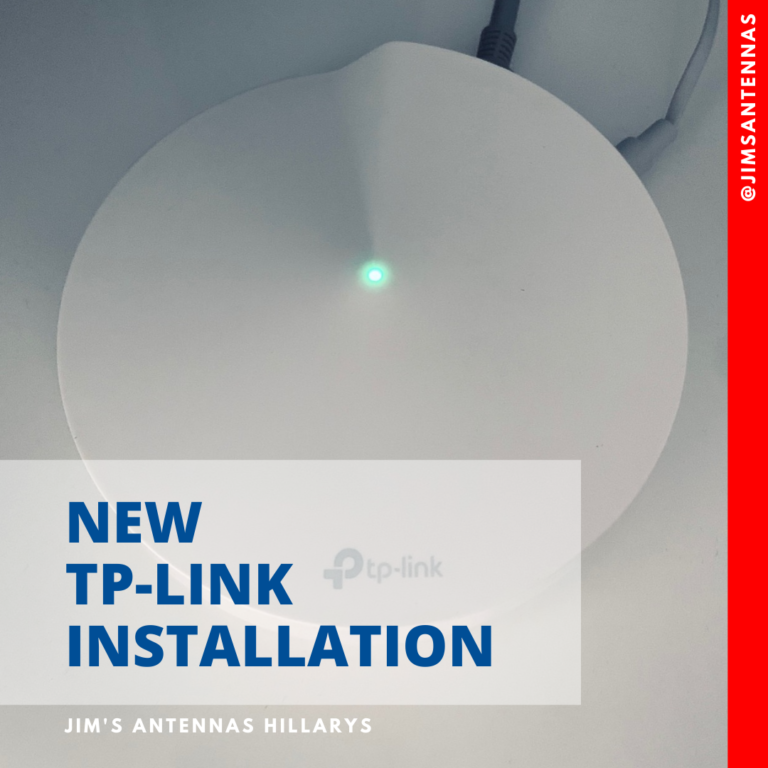 New Tp Link Installation Is Craigie Jim S Antennas