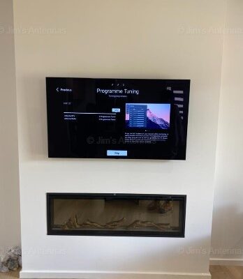 Blog - Melbourne - Adam TV above fireplace