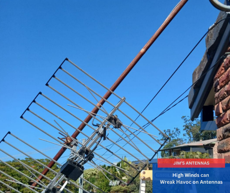 Fixing Broken Antennas Due to High Winds and Rust.